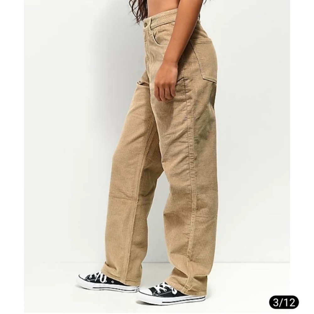 Empyre Tori 90s Khaki Corduroy Skate Pants 2